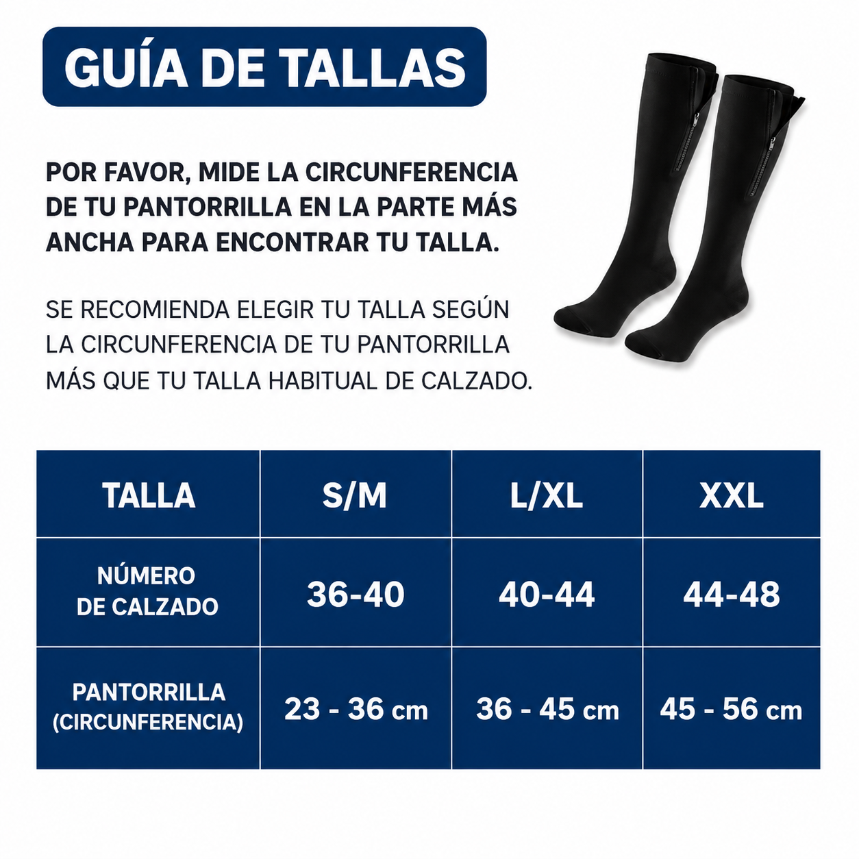 Medias de Compresión con Cremallera - Norea Move™